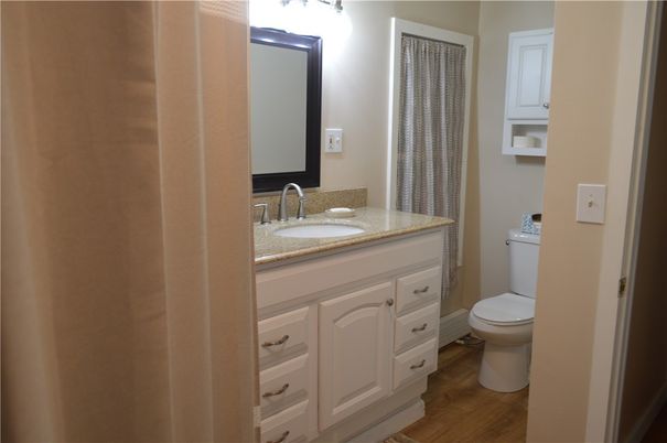 Bathroom, Interior, Wood Texture Flooring