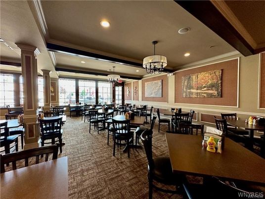 Chandelier, Dining room, Interior, Recessed Lighting