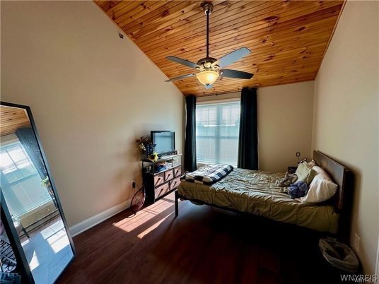 Bedroom, Interior, Wooden Ceilings, Wood Texture Flooring