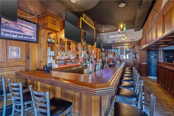 Interior, Pendant Lights, Wood Texture Flooring, Wooden Walls