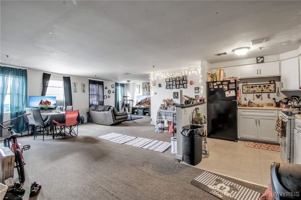 Dining room, Interior, Kitchen, Living room
