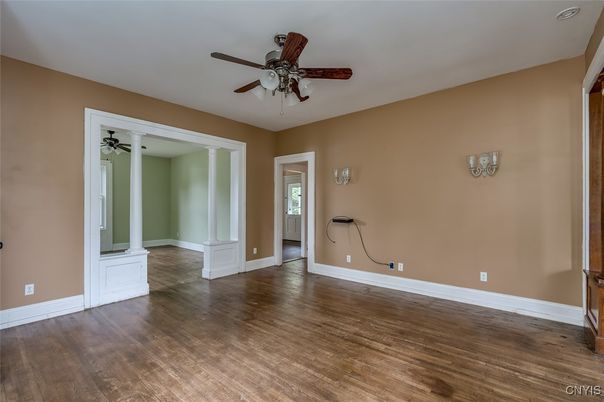 Empty room, Interior, Wood Texture Flooring