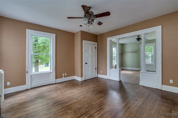 Empty room, Interior, Wood Texture Flooring