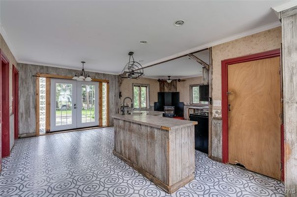 Chandelier, Interior, Kitchen, Pendant Lights, Recessed Lighting