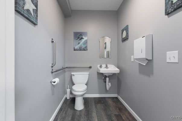 Bathroom, Interior, Wood Texture Flooring