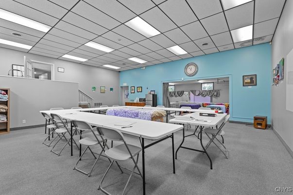 Dining room, Interior, Recessed Lighting