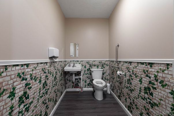 Bathroom, Interior, Wood Texture Flooring