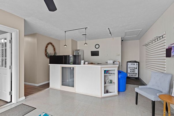 Interior, Kitchen, Pendant Lights, Wood Texture Flooring