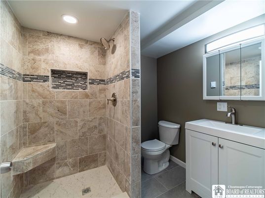 Bathroom, Interior, Recessed Lighting