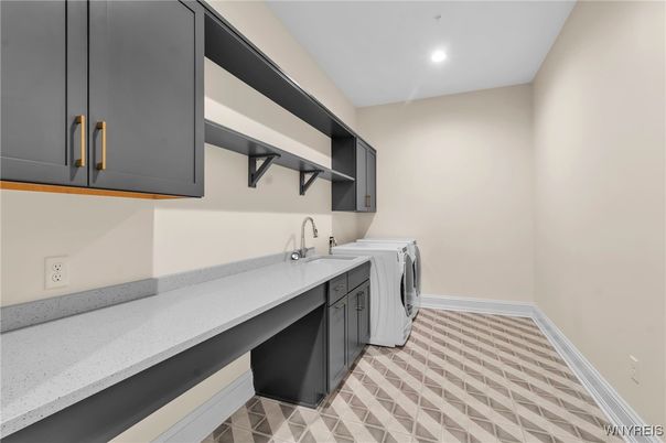 Interior, Recessed Lighting, Washer