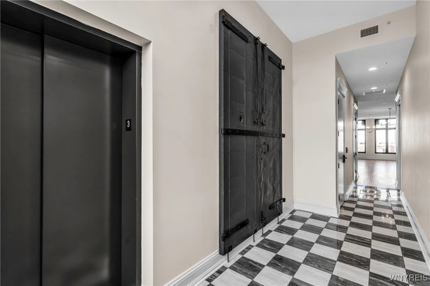 Elevator, Interior, Recessed Lighting