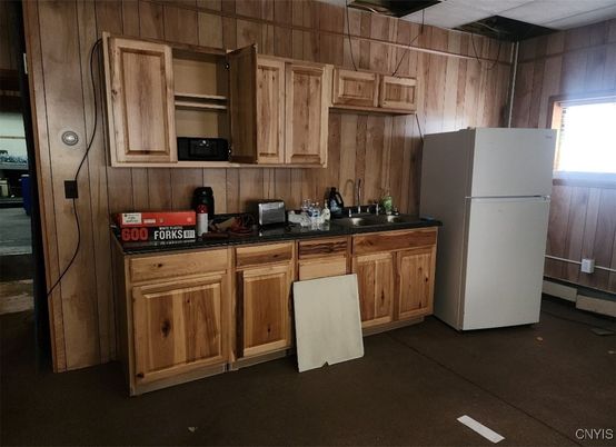 Interior, Kitchen, Wooden Walls