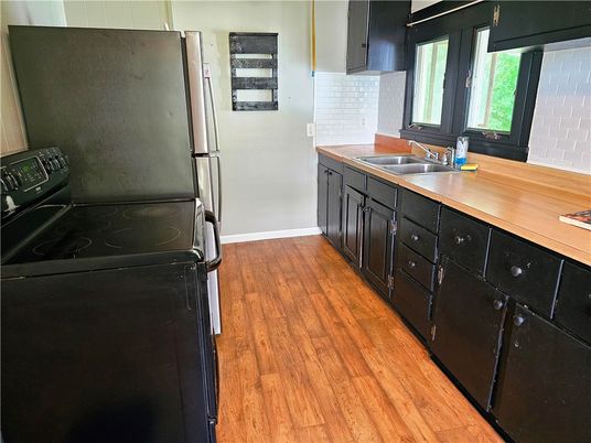 Interior, Kitchen, Wood Texture Flooring