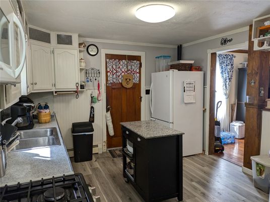 Interior, Kitchen, Wood Texture Flooring