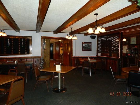 Chandelier, Dining room, Interior, Wooden Beams