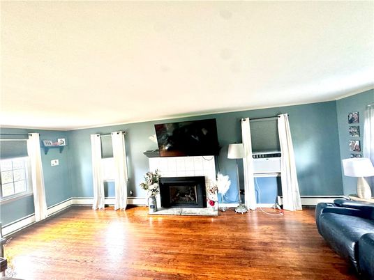 Fireplace, Interior, Wood Texture Flooring