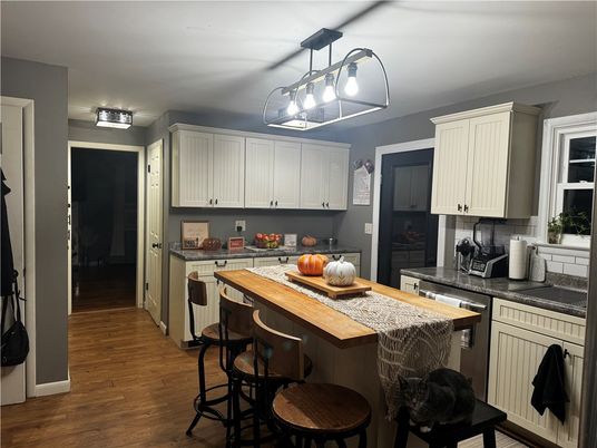 Interior, Kitchen, Wood Texture Flooring