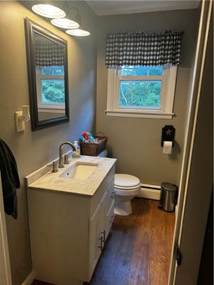 Bathroom, Interior, Wood Texture Flooring