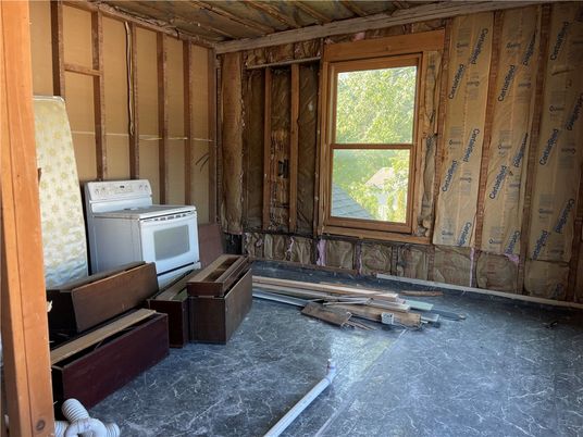 Empty room, Interior, Washer, Wooden Walls