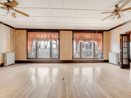 Empty room, Interior, Wood Texture Flooring