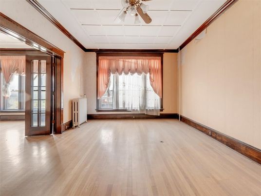 Empty room, Interior, Wood Texture Flooring