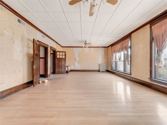 Empty room, Interior, Wood Texture Flooring
