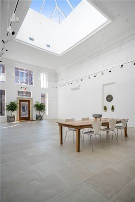 Dining room, Glass Ceilings, Interior, Pendant Lights