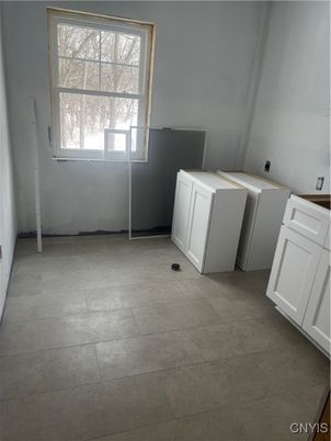 Empty room, Interior, Washer