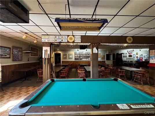 Billiard Table, Game Room, Interior