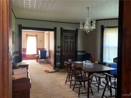 Chandelier, Dining room, Interior