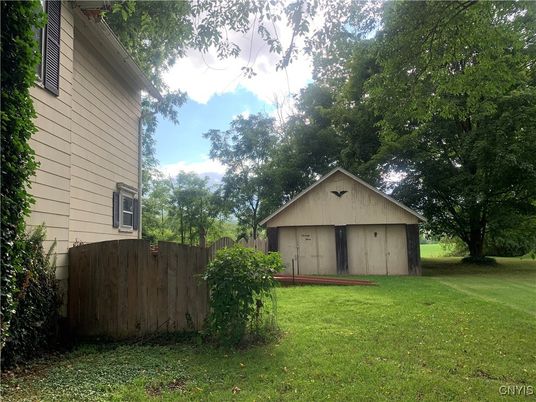 Backyard, Detached Garage, Exterior