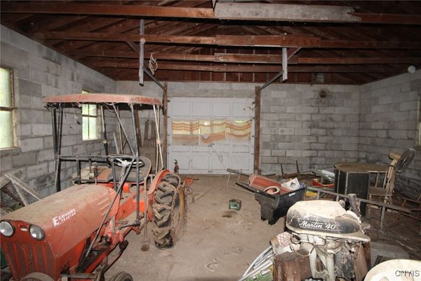 Interior, Stone Walls, Wooden Beams
