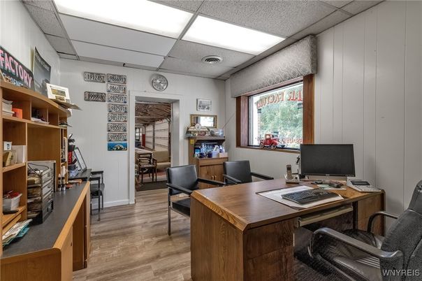 Home Office, Interior, Wood Texture Flooring