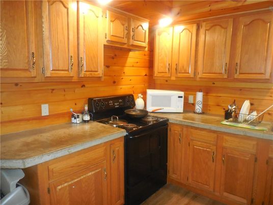 Interior, Kitchen, Wood Texture Flooring, Wooden Walls