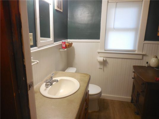 Bathroom, Interior, Wood Texture Flooring