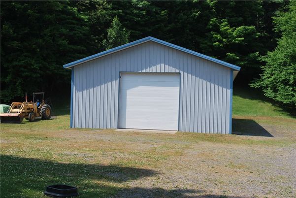 Backyard, Detached Garage, Exterior