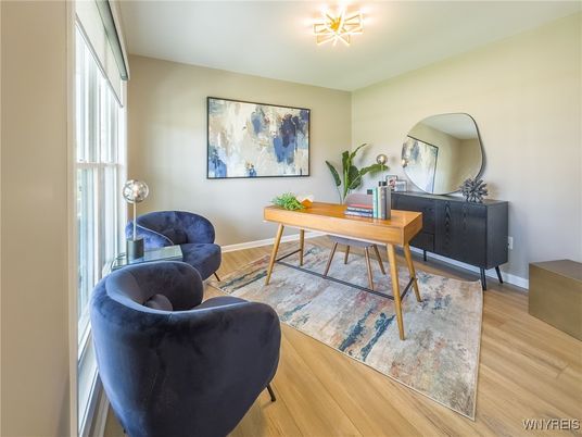 Home Office, Interior, Wood Texture Flooring