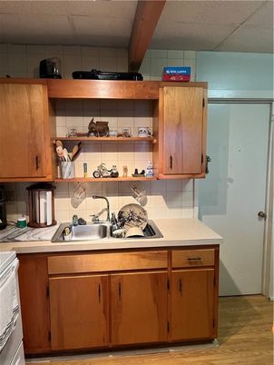 Interior, Kitchen, Wood Texture Flooring