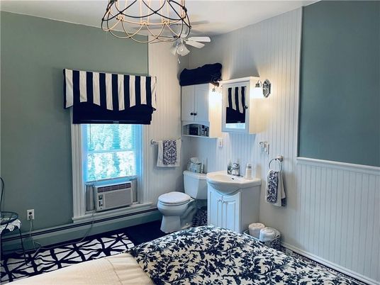 Bathroom, Chandelier, Interior