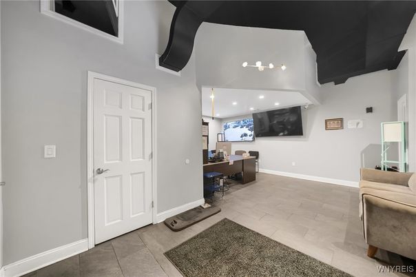 Home Office, Interior, Recessed Lighting