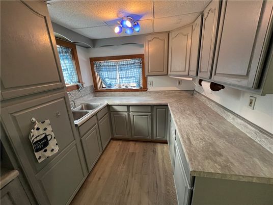 Interior, Kitchen, Wood Texture Flooring