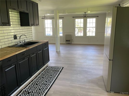 Interior, Kitchen, Wood Texture Flooring