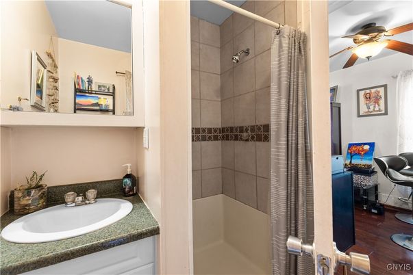 Bathroom, Interior, Wood Texture Flooring