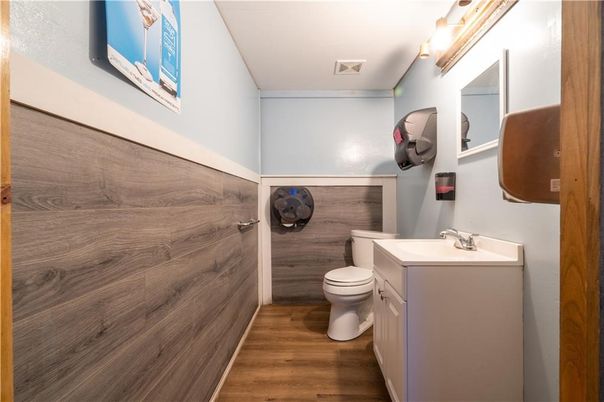Bathroom, Interior, Wood Texture Flooring