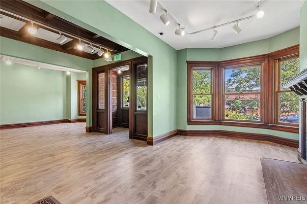 Empty room, Interior, Wood Texture Flooring