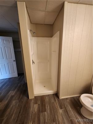 Bathroom, Interior, Wood Texture Flooring