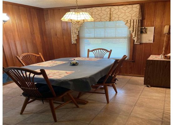 Dining room, Interior, Pendant Lights, Wooden Walls