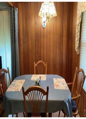 Dining room, Interior, Wooden Walls