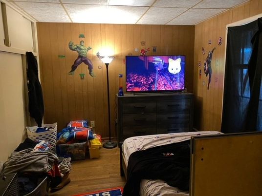 Bedroom, Interior, Wood Texture Flooring, Wooden Walls