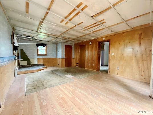 Empty room, Interior, Wood Texture Flooring